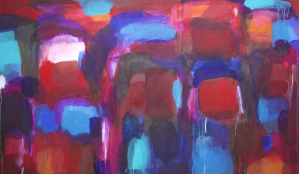 STATE OF MIND oil on canvas 66cm x 111cm by Kathy Ready