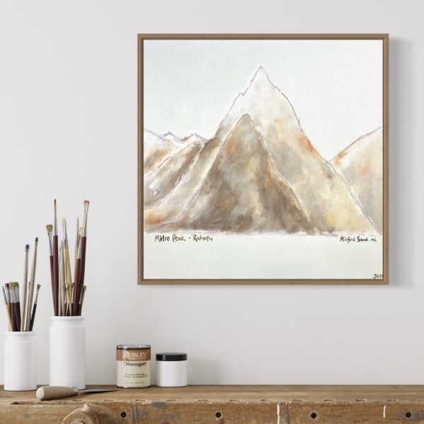 Mitre Peak in situ 4 by Joanna King