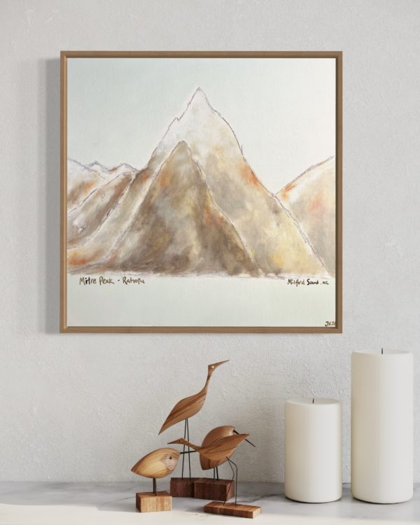 Mitre Peak in situ by Joanna King