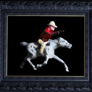 ride em cowboy 33 x 42 frame by Jo Kreyl