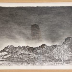 Te Mata Peak (framed) by Hannah Jensen Fox