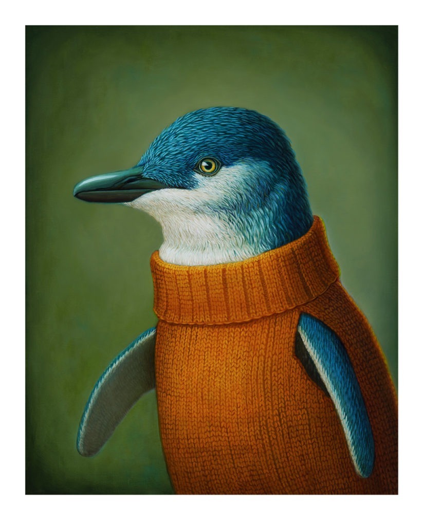 Whakaeaea Blue Penguin by Rieko Woodford-Robinson