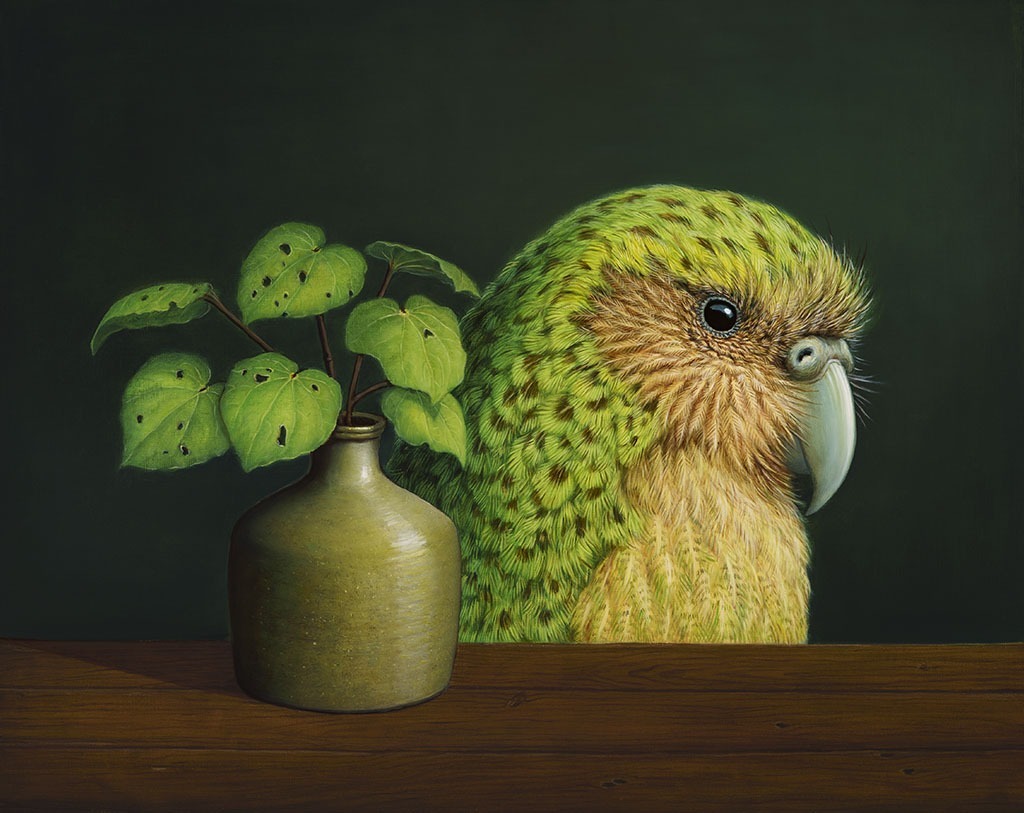 Kakapo+Kawakawa by Rieko Woodford-Robinson