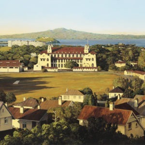 Auckland Grammar school from Mt Eden by Justin Boroughs