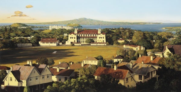 Auckland Grammar school from Mt Eden by Justin Boroughs